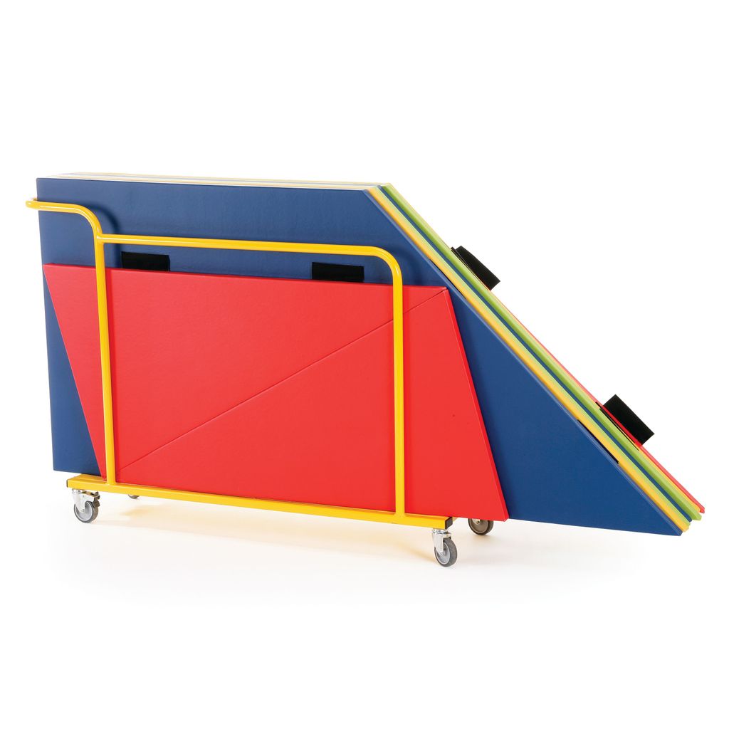 CLIMBING FRAME MAT SET AND TROLLEY
