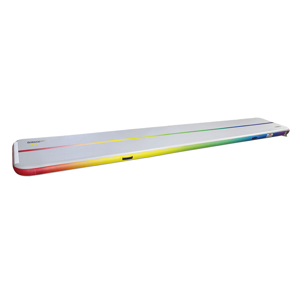 Rainbow Standard School AirTumble inflatable gymnastics track, 5m x 1m x 15cm, track only