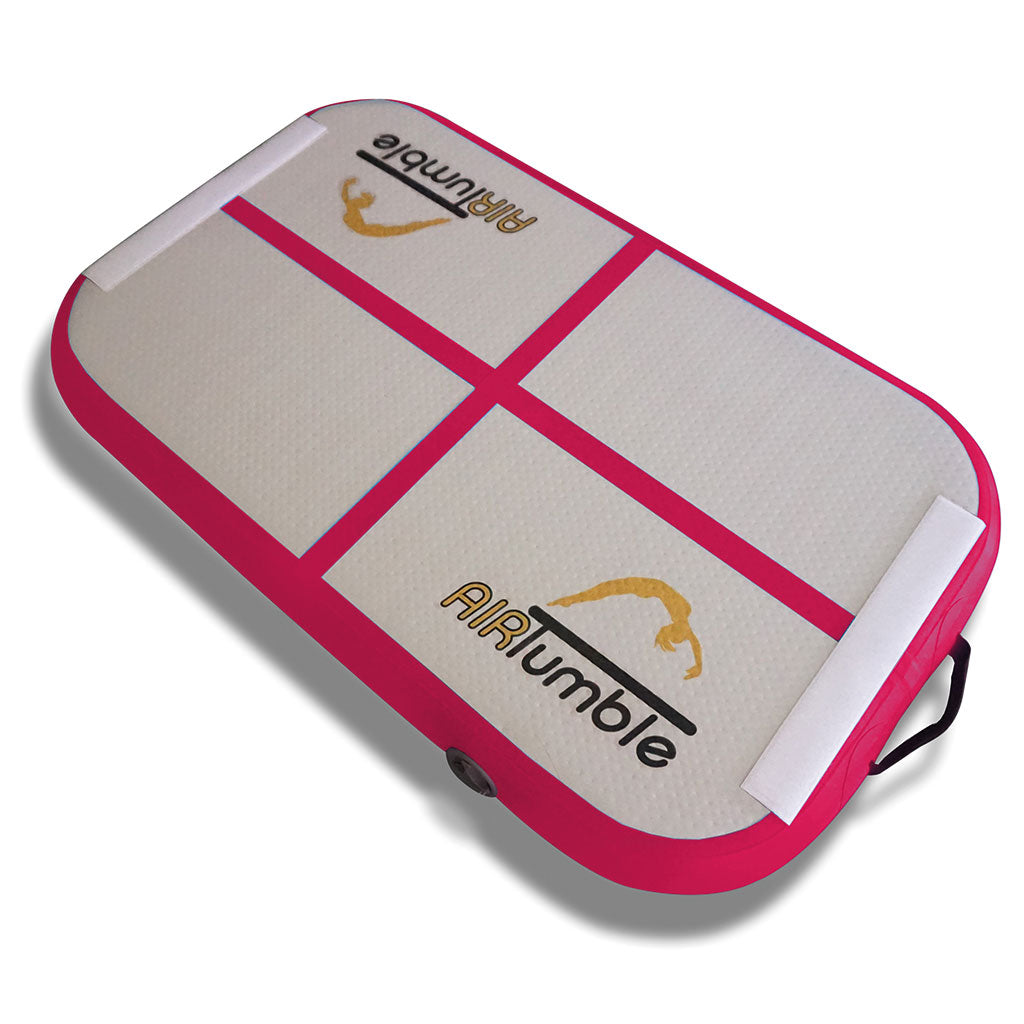 Pink AirTumble AirBoard inflatable gymnastics platform, 100cm x 60cm x 10cm, board only
