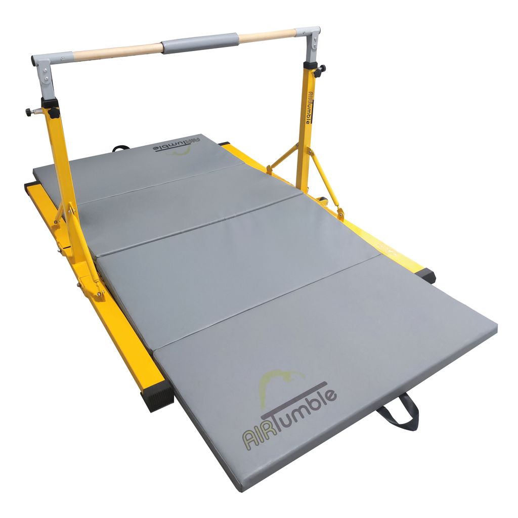 AIRTUMBLE FOLDING GYMNASTICS BARS WITH MAT