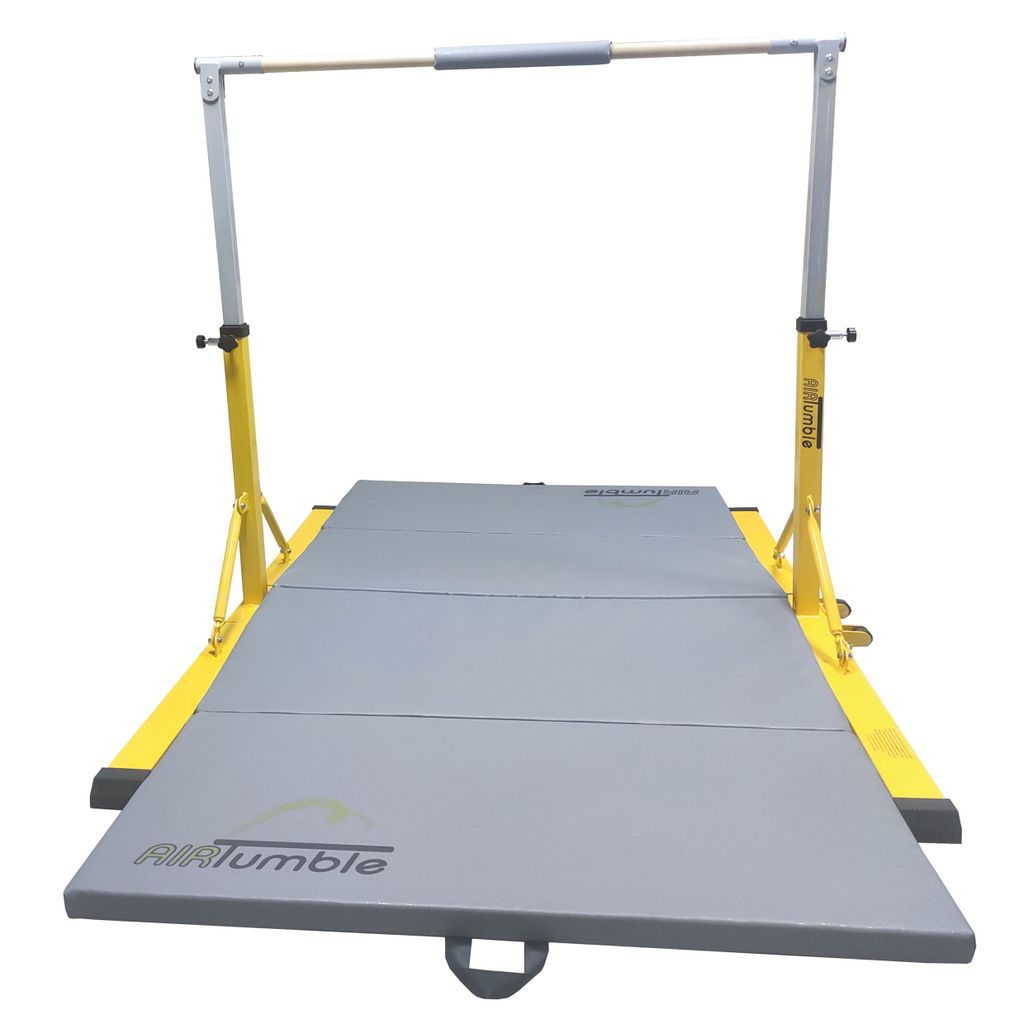 AIRTUMBLE FOLDING GYMNASTICS BARS WITH MAT