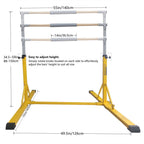 AIRTUMBLE FOLDING GYMNASTICS BARS WITH MAT