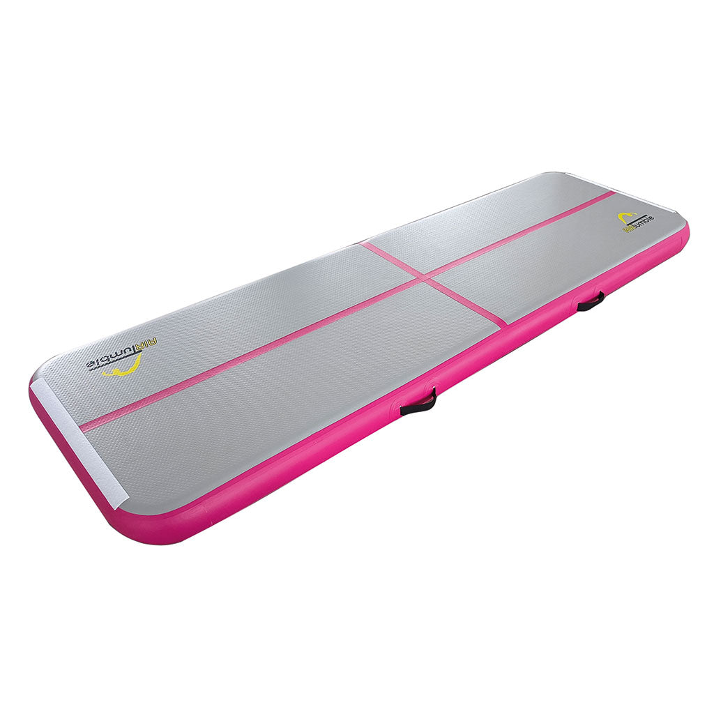 Pink Basic AirTumble inflatable gymnastics track, 3m x 1m x 15cm, track only