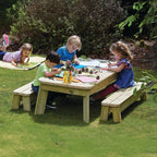 MILLHOUSE RECTANGULAR TABLE & BENCH SET