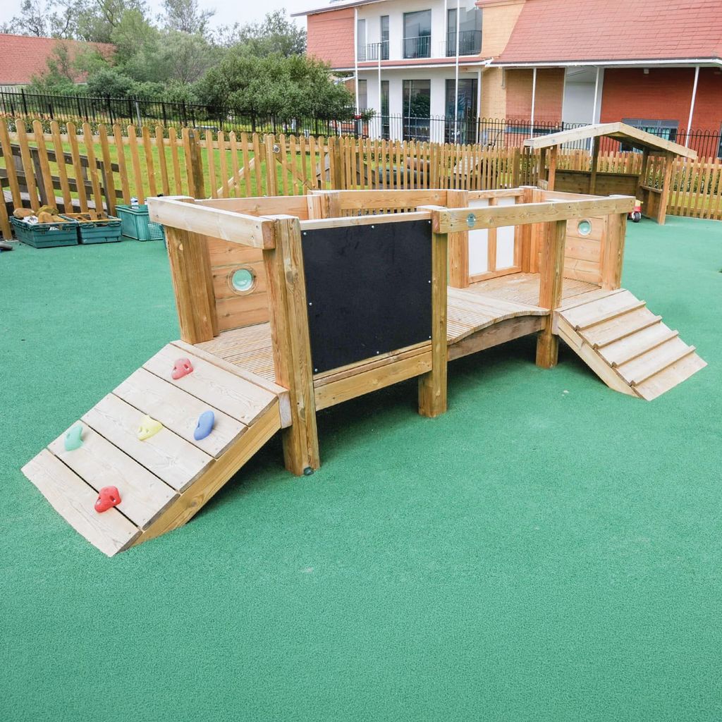 BEECH CHILDRENS CLIMBING FRAME