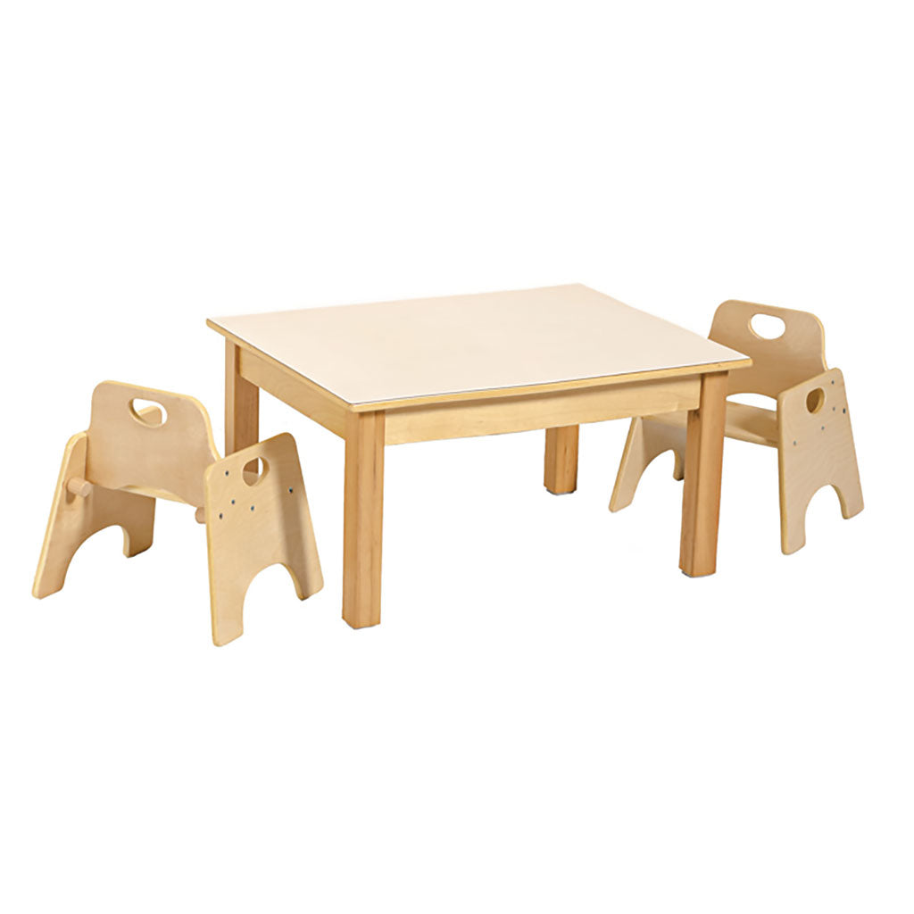 WHITE RECTANGULAR TABLE