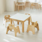 WHITE SQUARE TABLE