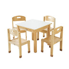 WHITE SQUARE TABLE