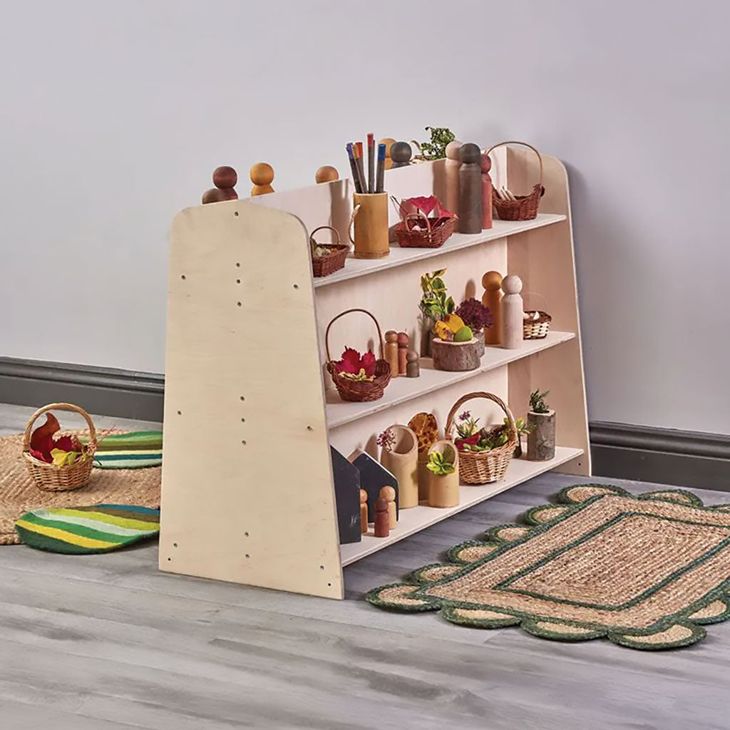 DOUBLE SIDED SHELF