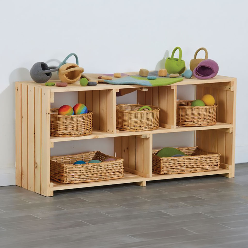 CRATE STORAGE SECTIONED UNIT