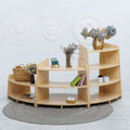 SHIRE OPEN CURVE SHELVING UNIT