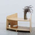 SHIRE OPEN HALF CURVED SHELVING UNIT