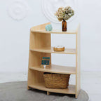 SHIRE OPEN HALF CURVED SHELVING UNIT