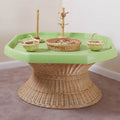 WICKER TUFF SPOT TRAY STAND AND STORE