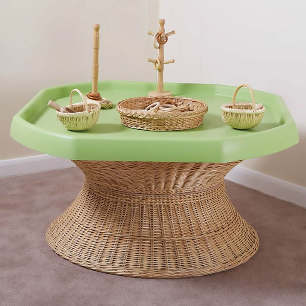 WICKER TUFF SPOT TRAY STAND AND STORE