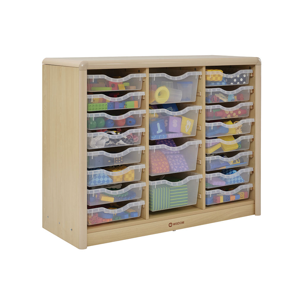ELEGANT TRAY CABINET WITH TRAYS