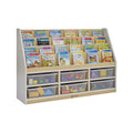THRIFTY BOOK STORAGE WITH TRAYS