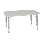 THRIFTY GREY HEIGHT ADJUSTABLE RECTANGLE TABLE
