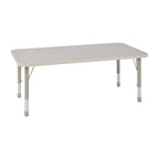THRIFTY GREY HEIGHT ADJUSTABLE RECTANGLE TABLE