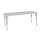 THRIFTY GREY HEIGHT ADJUSTABLE RECTANGLE TABLE