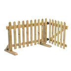 MILLHOUSE MOVABLE FENCE PANEL DIVIDER AND GATE