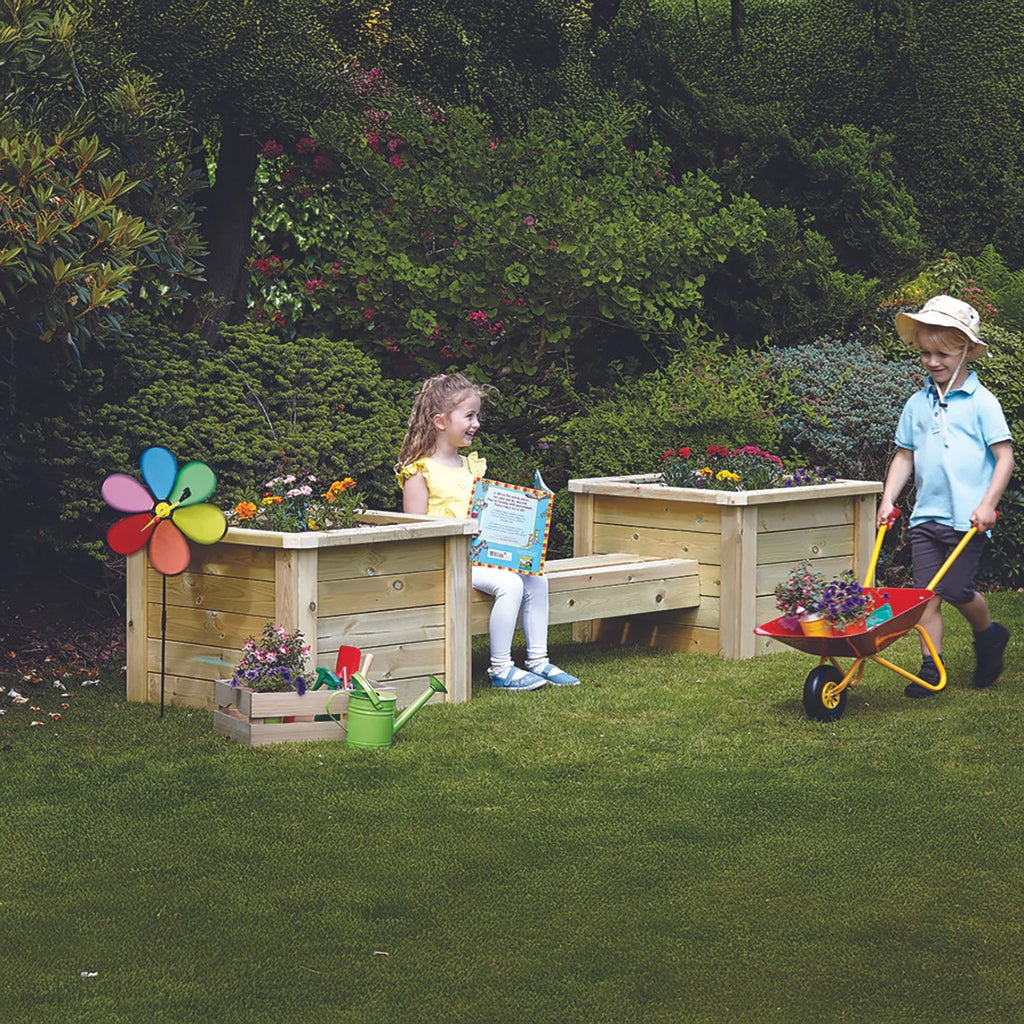 MILLHOUSE PLANTER & BENCH COMBO