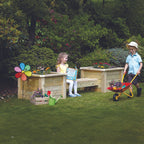 MILLHOUSE PLANTER & BENCH COMBO