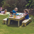 MILLHOUSE RECTANGULAR TABLE & BENCH SET